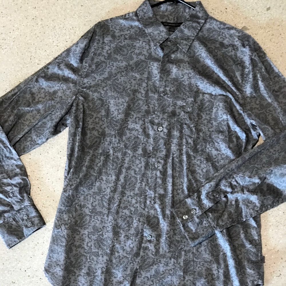 John Varvatos Star USA NWT Paisley Long Sleeve
